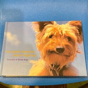 Anthropologie Divine Dogs Portrait Book - Blue and Tan